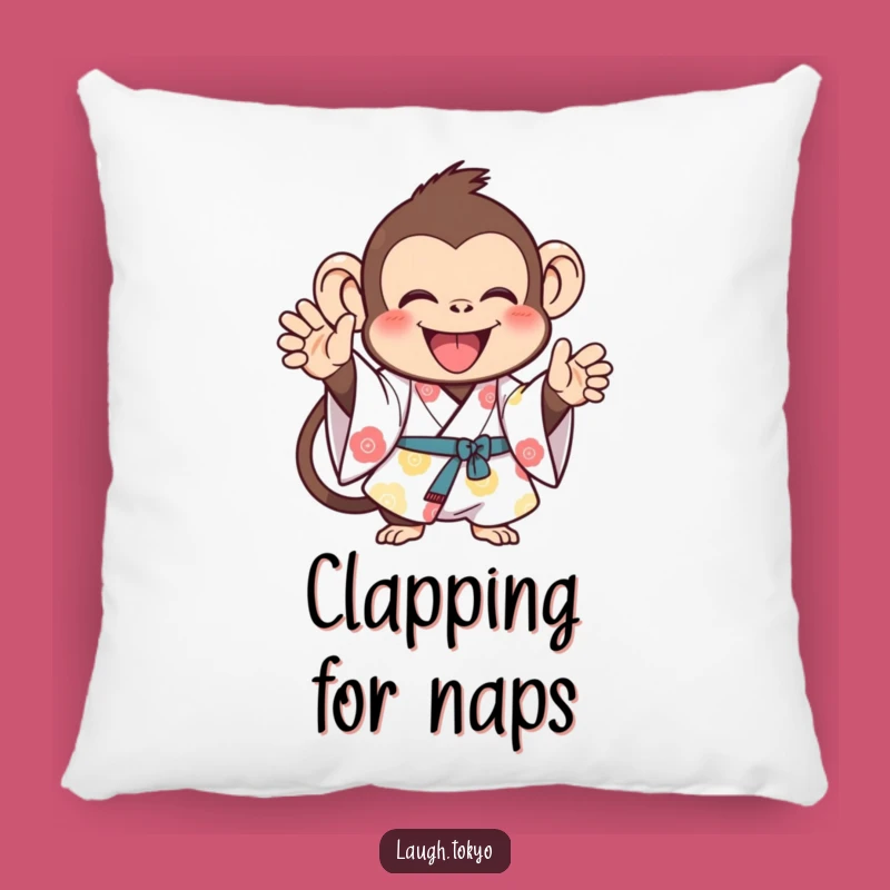 Funny Monkey Kimono Pillow: Cheerful Comfort & Playful Decor