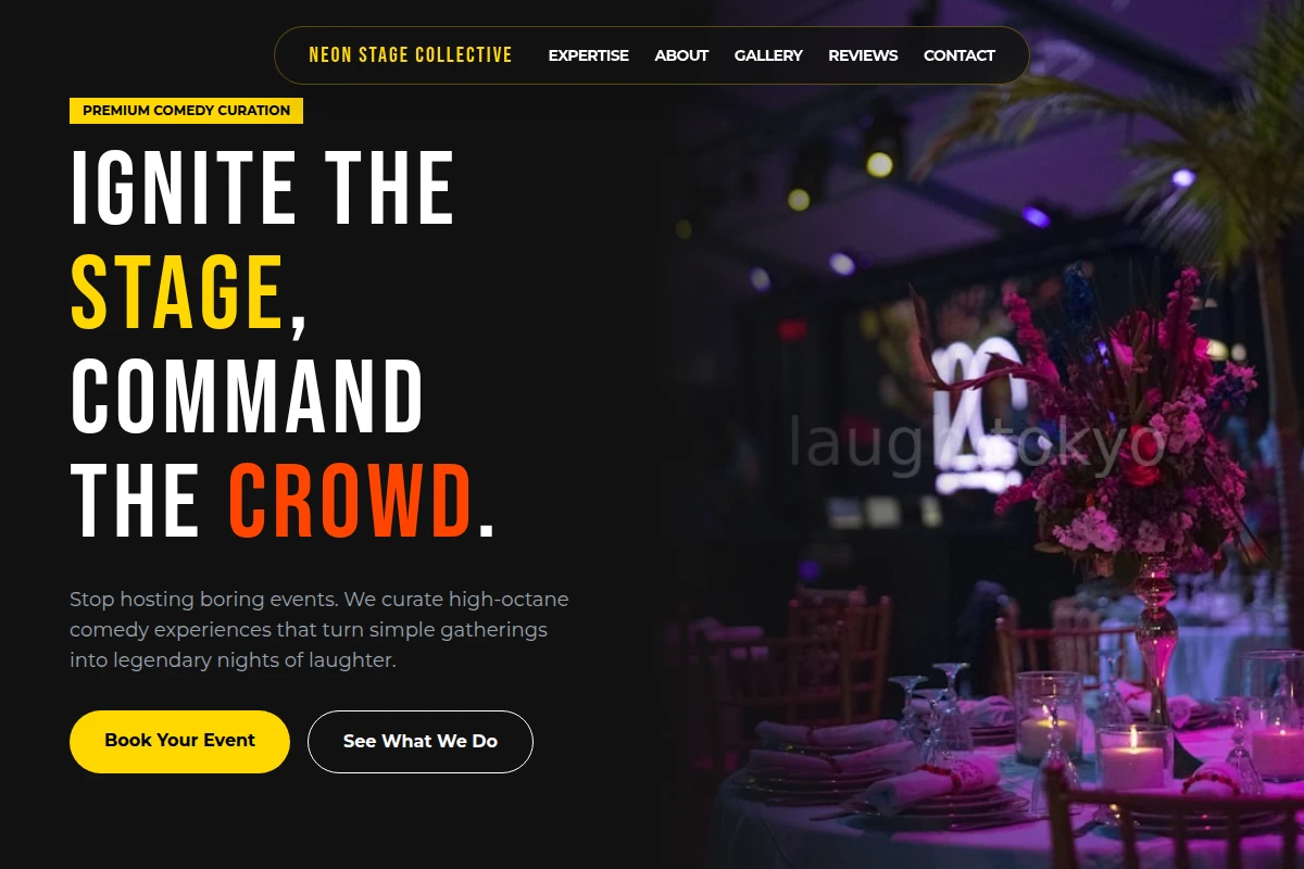 Comedy Event Planning