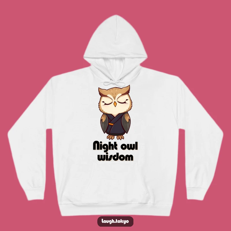 Funny Cozy Owl Kimono Hoodie: Warm & Peaceful Winter Gift